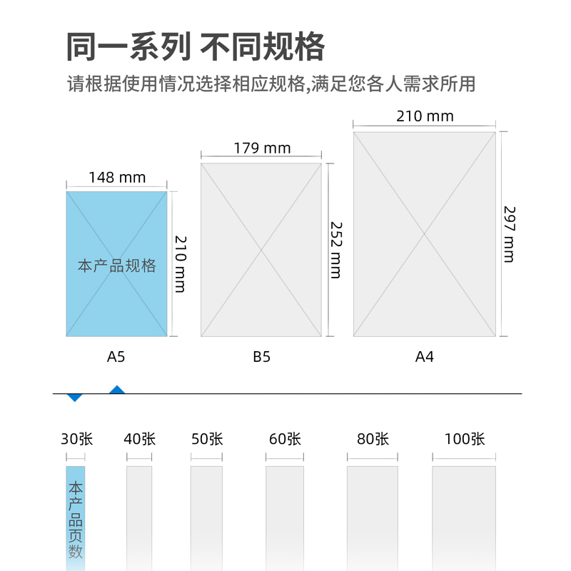 尊龙凯时7635无线装订本(混)-30张-A5(本)