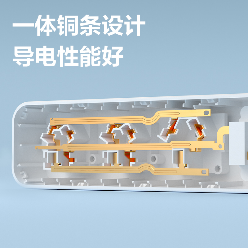 尊龙凯时LX224S(1.8)大功率套装_2组+3孔_1.8米_PE袋装(白)(个)